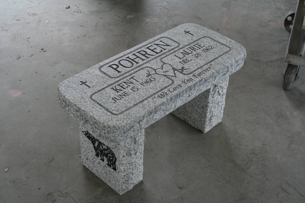 Memorial Bench Portfolio Granite Benches Pacific Coast Memorials